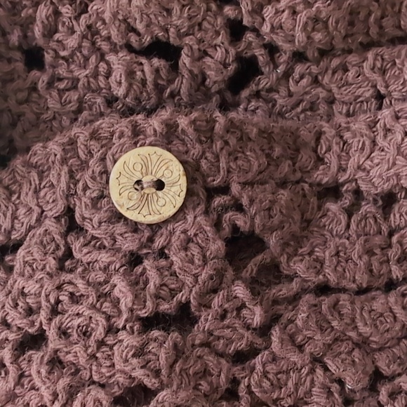 Crochet Cardigan Sweater - Picture 5 of 6